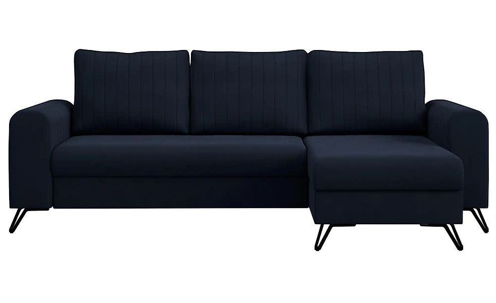 Ecksofa mit Schlaffunktion Axel ¦ blau ¦ Maße (cm): B: 242 H: 90 Polstermöb günstig online kaufen