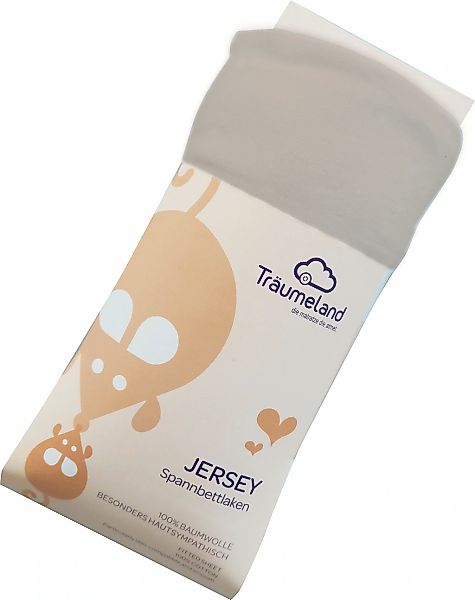 Träumeland Bettlaken "kuschelweiches Spannbetttuch Jersey" aus 100% kuschel günstig online kaufen