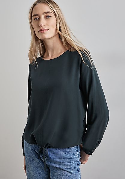 STREET ONE Langarmbluse mit Tunnelzug günstig online kaufen