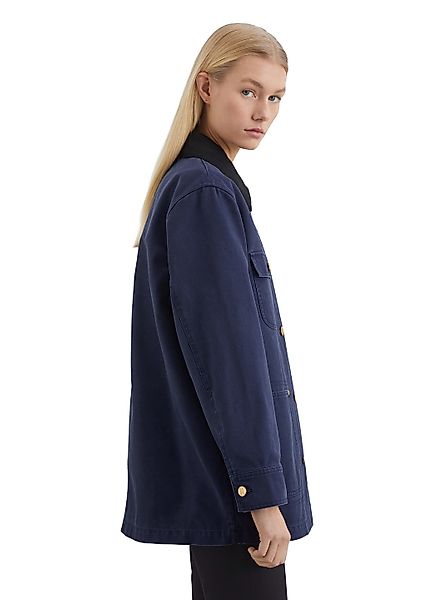 Marc O'Polo Canvasjacke mit farblich abgesetztem günstig online kaufen