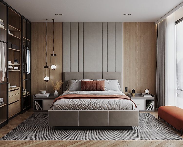 thematys Polsterbett Stauraumbett mit Bettkasten 90x200, 120x200, 140x200, günstig online kaufen