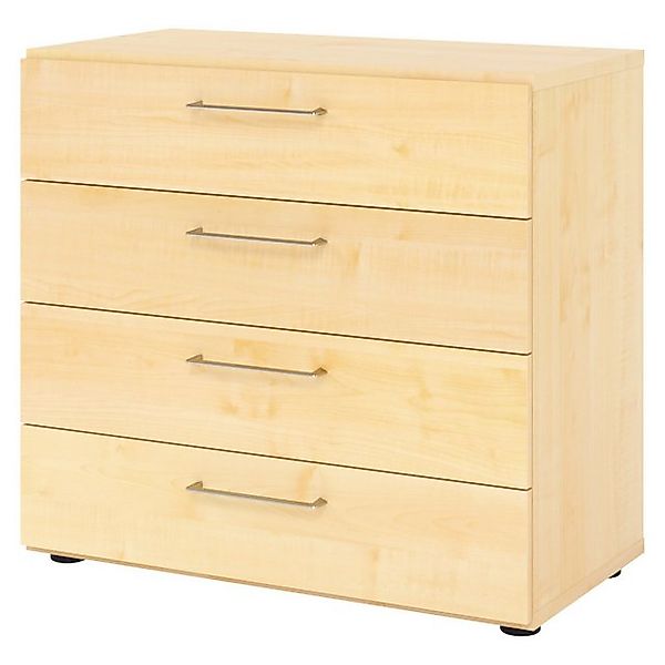 bümö Aktenschrank smart Schubladen Schrank - 4 Schübe Dekor: Ahorn günstig online kaufen