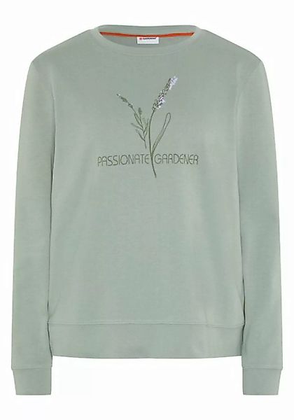 GARDENA Sweatshirt mit Blumen-Motiv vorne günstig online kaufen