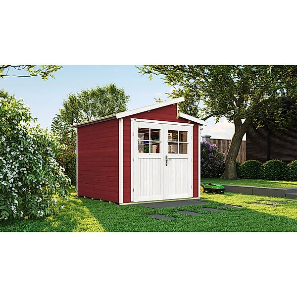 Weka Holz-Gartenhaus 226 Gr. 2 Schwedenrot 5,6 m² günstig online kaufen