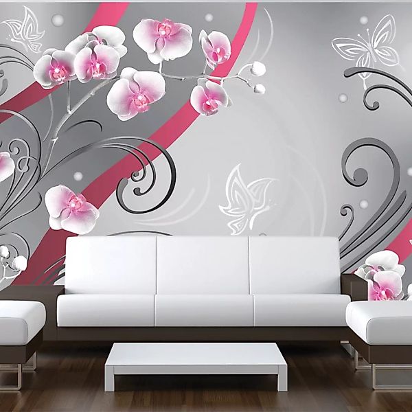 Fototapete - Pink orchids - variation günstig online kaufen
