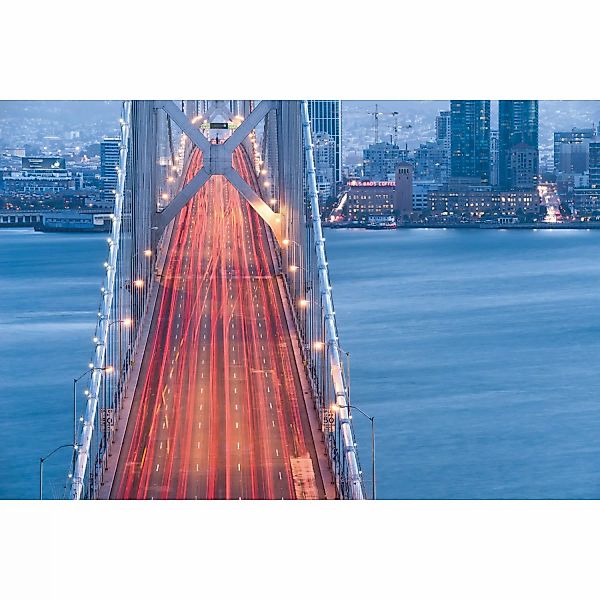 Komar Vliestapete »Digitaldruck Vlies - San Francisco Blues - Größe 300 x 2 günstig online kaufen