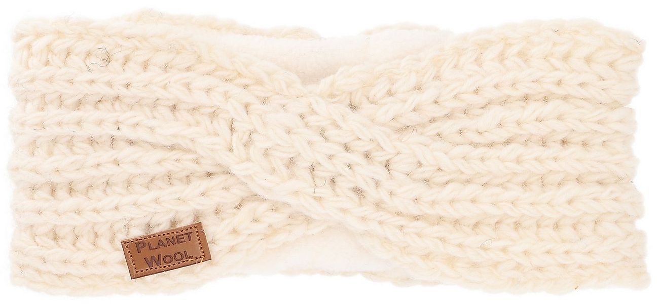 Guru-Shop Stirnband Woll-Strick-Stirnband, gestrickter Ohrenwärmer.. günstig online kaufen