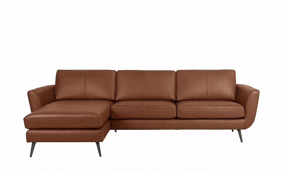 SOHO Ecksofa  Smile Day Leder ¦ braun ¦ Maße (cm): B: 274 H: 85 T: 156.0 Po günstig online kaufen