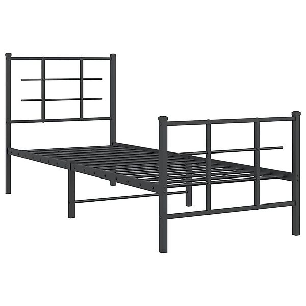 vidaXL Bett Bettgestell mit Kopf- und günstig online kaufen