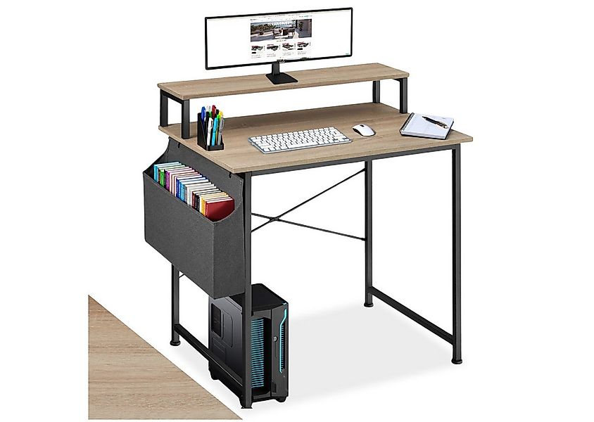 tectake Schreibtisch Everett (1-St., 1 tlg), Funktionaler Schreibtisch mit günstig online kaufen
