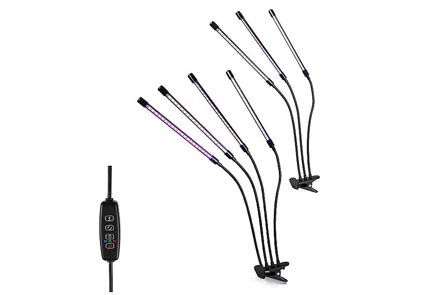 Clanmacy Pflanzenlampe 30W/40W LED Pflanzenlicht mit 10 Helligkeitsstufen W günstig online kaufen