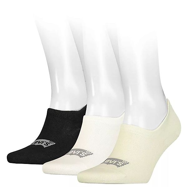 Levi´s ® Footie High Rise Batwing Logo Socken 3 Paare EU 43-46 Green / Blac günstig online kaufen