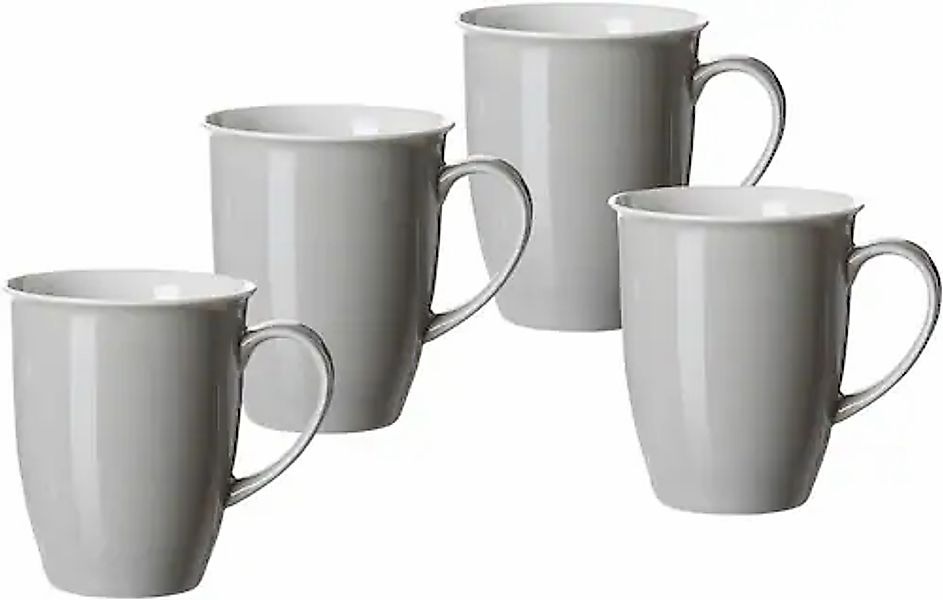 Ritzenhoff & Breker Doppio Kaffeebecher 320 ml 4er Set Grau günstig online kaufen