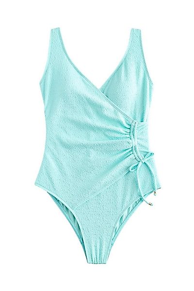 Next Badeanzug Bauchformender Badeanzug mit seitlicher Raffung (1-St) günstig online kaufen