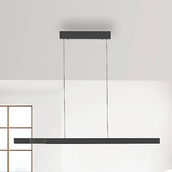 Paul Neuhaus LED-Hängelampe Adriana Square, grau, up/down günstig online kaufen