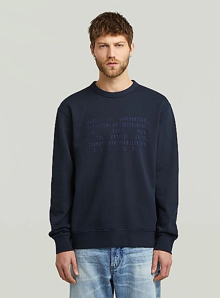 G-STAR Longpullover "Text Graphic Sweatshirt" günstig online kaufen