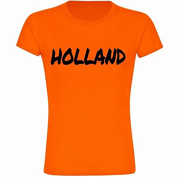 multifanshop T-Shirt Damen Holland - Textmarker - Frauen günstig online kaufen