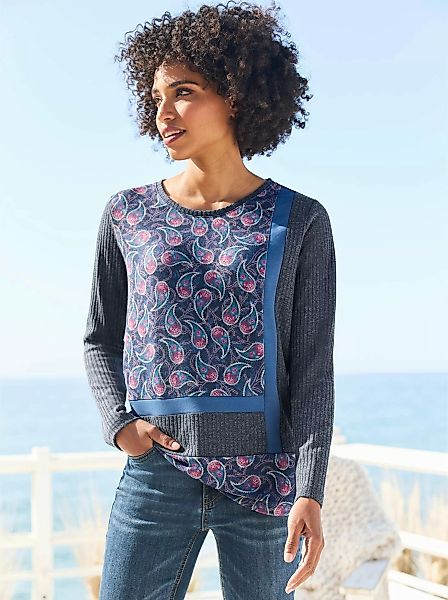 heine Langarmshirt "Druck-Shirt", (1 tlg.) günstig online kaufen