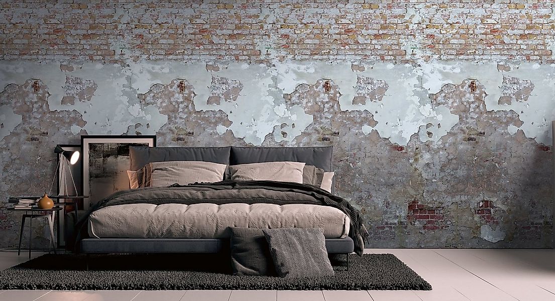 living walls Fototapete Steinwand Fototapete, glatt, matt, (1 St), Tapete S günstig online kaufen