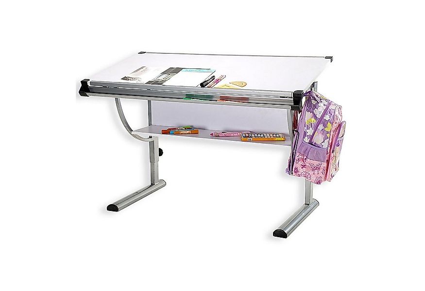 IDIMEX Kinderschreibtisch CINDY, Kinderschreibtisch Schülerschreibtisch höh günstig online kaufen