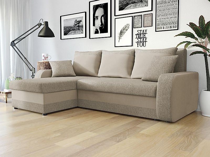 MIRJAN24 Ecksofa Kris Lux, mit Schlaffunktion günstig online kaufen