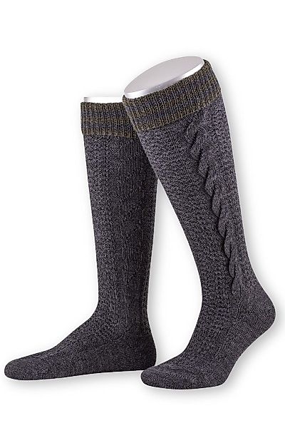 Lusana Trachtensocken Trachten Kniestrümpfe - L8995R günstig online kaufen