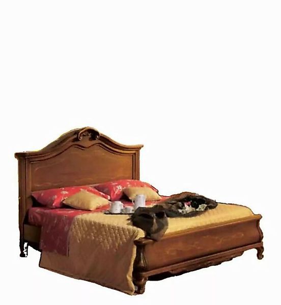 JVmoebel Bett Holzdoppelbett im Klassischen Stil Luxuriöses Schlafzimmer Be günstig online kaufen