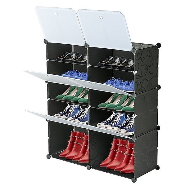 HT Schuhschrank Tower Regal Aufbewahrungsschrank Ständer erweiterbar für Ab günstig online kaufen