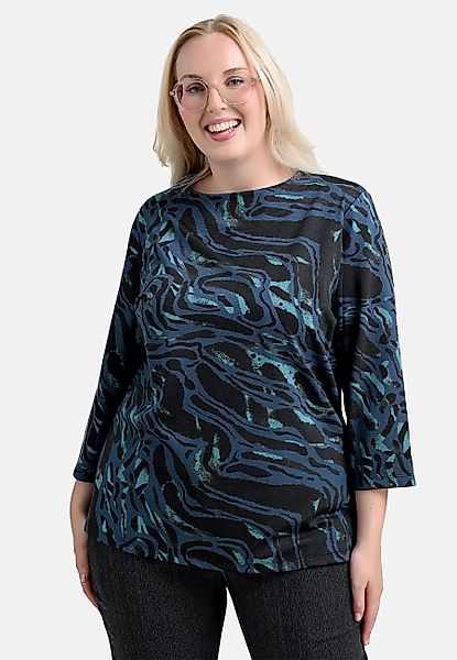 elanza T-Shirt Shirt mit Marmor-Print in günstig online kaufen