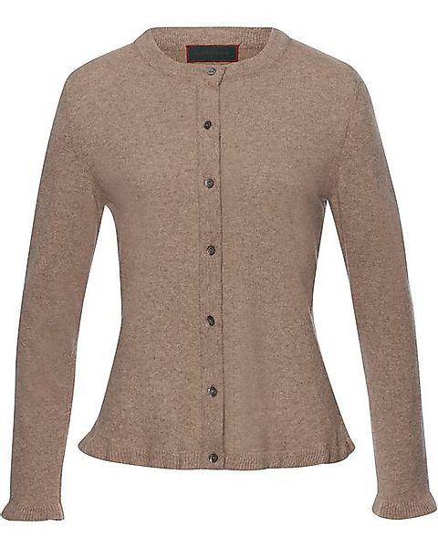 Reitmayer Strickjacke Cardigan mit Rüschenkante günstig online kaufen