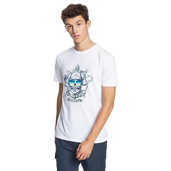 Quiksilver Made Of Bones Kurzärmeliges T-shirt XS White günstig online kaufen