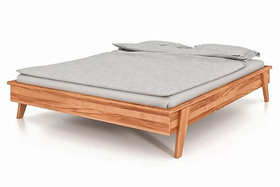 byoak Bett RETRO 90 x 190 aus Massivholz, ohne Kopfteil, Naturgeölt günstig online kaufen