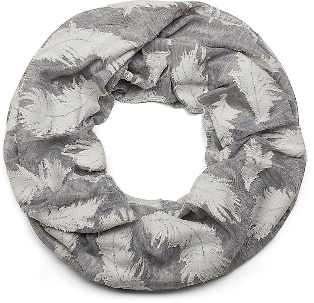 styleBREAKER Loop Loop Schal mit Feder günstig online kaufen