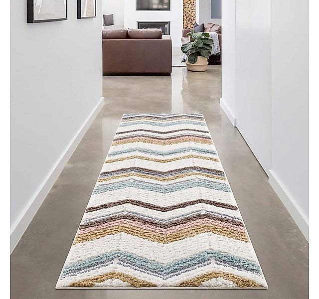 Carpet City Hochflor-Teppich Focus 3009, rechteckig, Höhe: 20 mm, Läufer, B günstig online kaufen