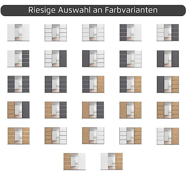 rauch Kleiderschrank "Schwebetürenschrank Garderobe Schrank TOP ANGEBOT Avo günstig online kaufen