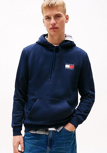 Tommy Jeans Sweatshirt TJM REG ESSENTIAL FLAG HOOD EXT mit bedruckten Marke günstig online kaufen
