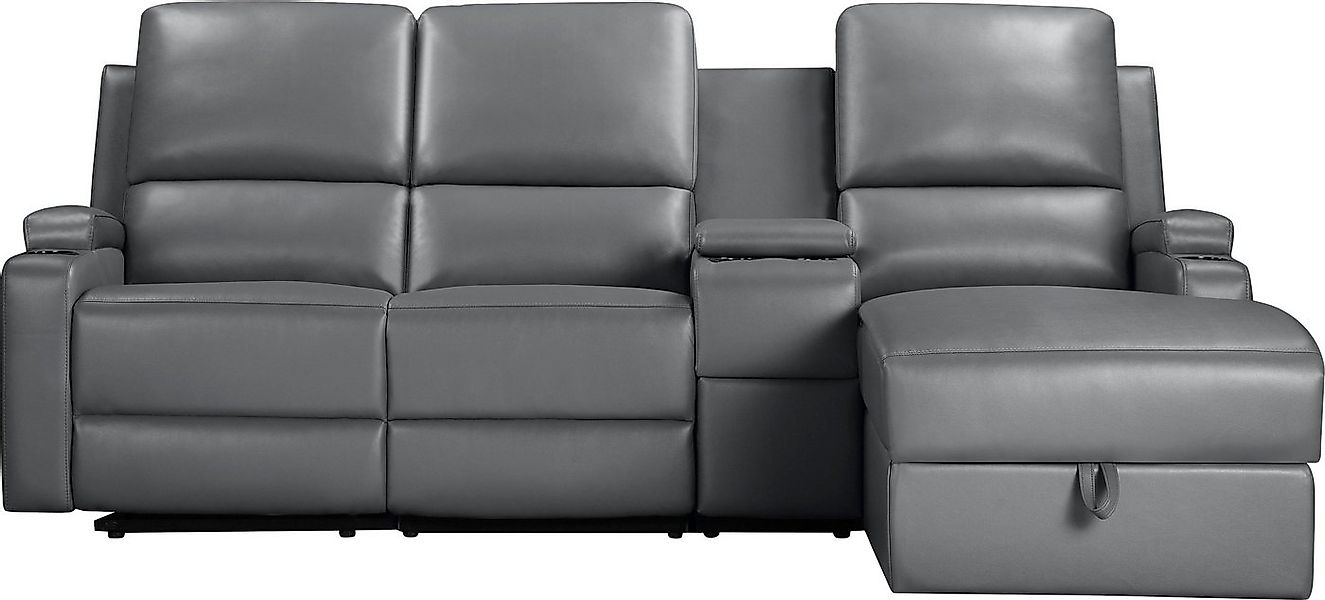 OTTO home Ecksofa NAPORI Multimediasofa, 3er Kinosessel XXL, L-Form, 3 Bezu günstig online kaufen