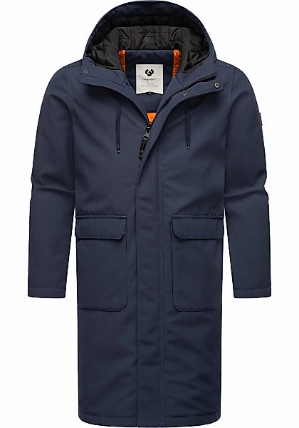 Ragwear Wintermantel "Mr Them Long", lange wasserdichte Herren Winterjacke günstig online kaufen