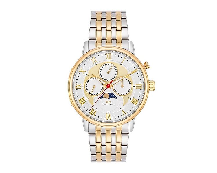 Rhodenwald & Söhne Multifunktionsuhr Moontime II gelbgold, mit Quarzwerk günstig online kaufen