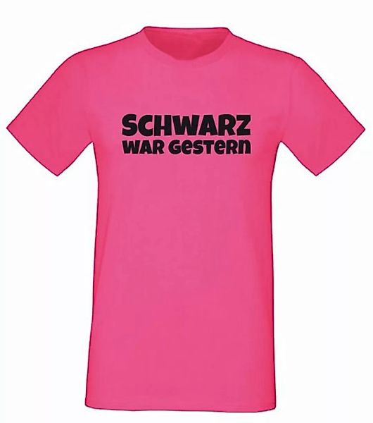 G-graphics T-Shirt Schwarz war gestern Herren T-Shirt, mit trendigem Frontp günstig online kaufen