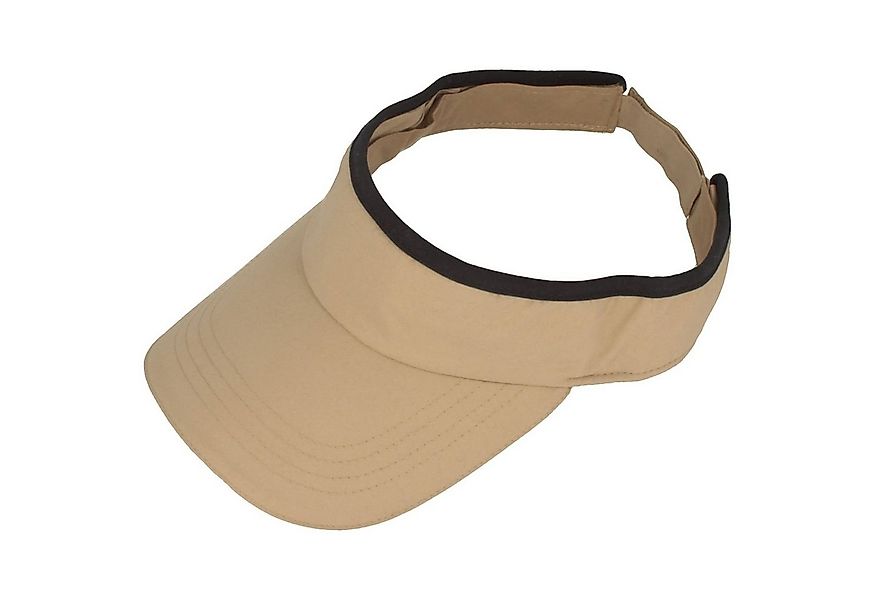 Breiter Visor zweifarbiges Sonnenschild mit Klettverschluss günstig online kaufen