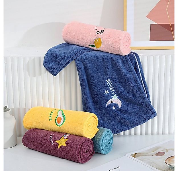 Coonoor Turban-Handtuch Turban Handtuch mit Knopf, (2-St) günstig online kaufen