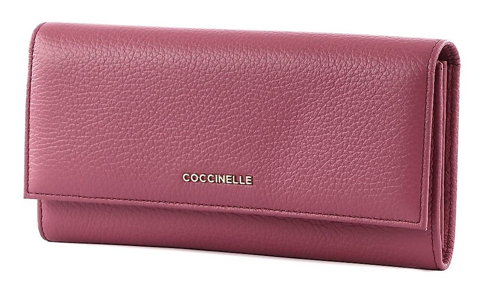 COCCINELLE Geldbörse Metallic Soft, aus echtem Rindsleder günstig online kaufen
