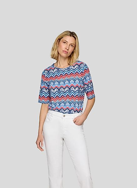 Rabe Print-Shirt "Rabe Shirt mit Zickzackmuster" günstig online kaufen