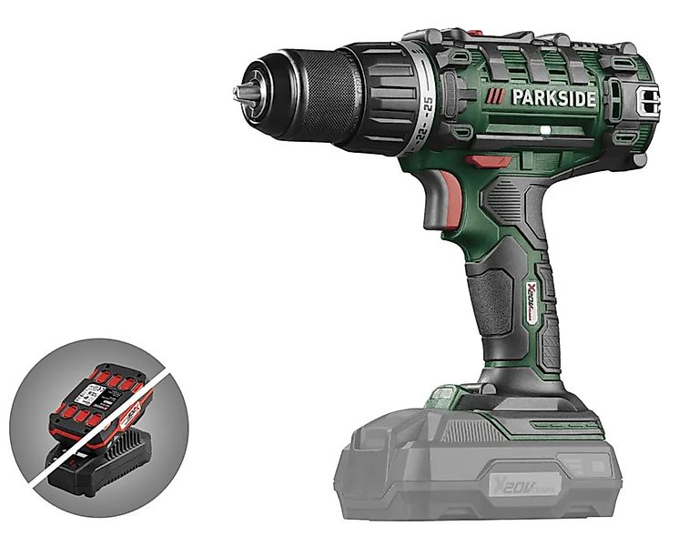Parkside Bohrschrauber PARKSIDE® 20 V Akku-Bohrschrauber günstig online kaufen