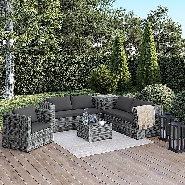STEELSØN Sitzgruppe Veloria, (2 Sofa, Tisch, günstig online kaufen