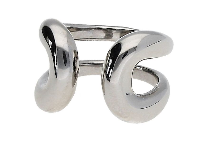 Jacques Charrel Fingerring topmodern mit offener Ringschiene, Edelstahl günstig online kaufen