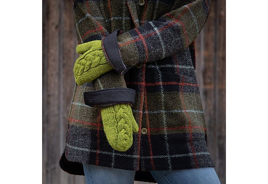 McRon Strickhandschuhe Fäustlinge Modell Clara mit Fleece gefüttert, hoher günstig online kaufen