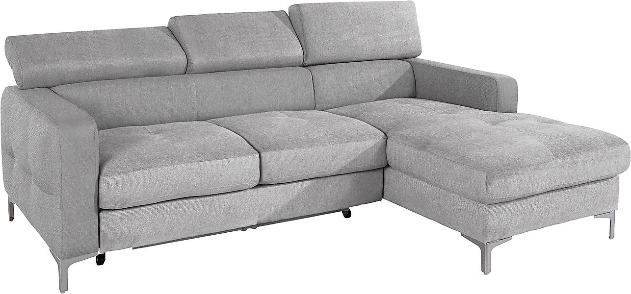 COTTA Ecksofa "Sammy L-Form", mit Kopfteilverstellung, wahlweise mit Bettfu günstig online kaufen