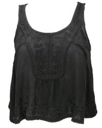 Guru-Shop T-Shirt Besticktes Top Boho chic, günstig online kaufen